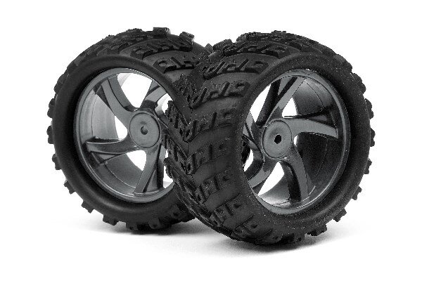 Maverick RC MV28055 1/18 MONSTER TRUCK WHEEL & TYRE ASSEMBLY (ION MT) - 2