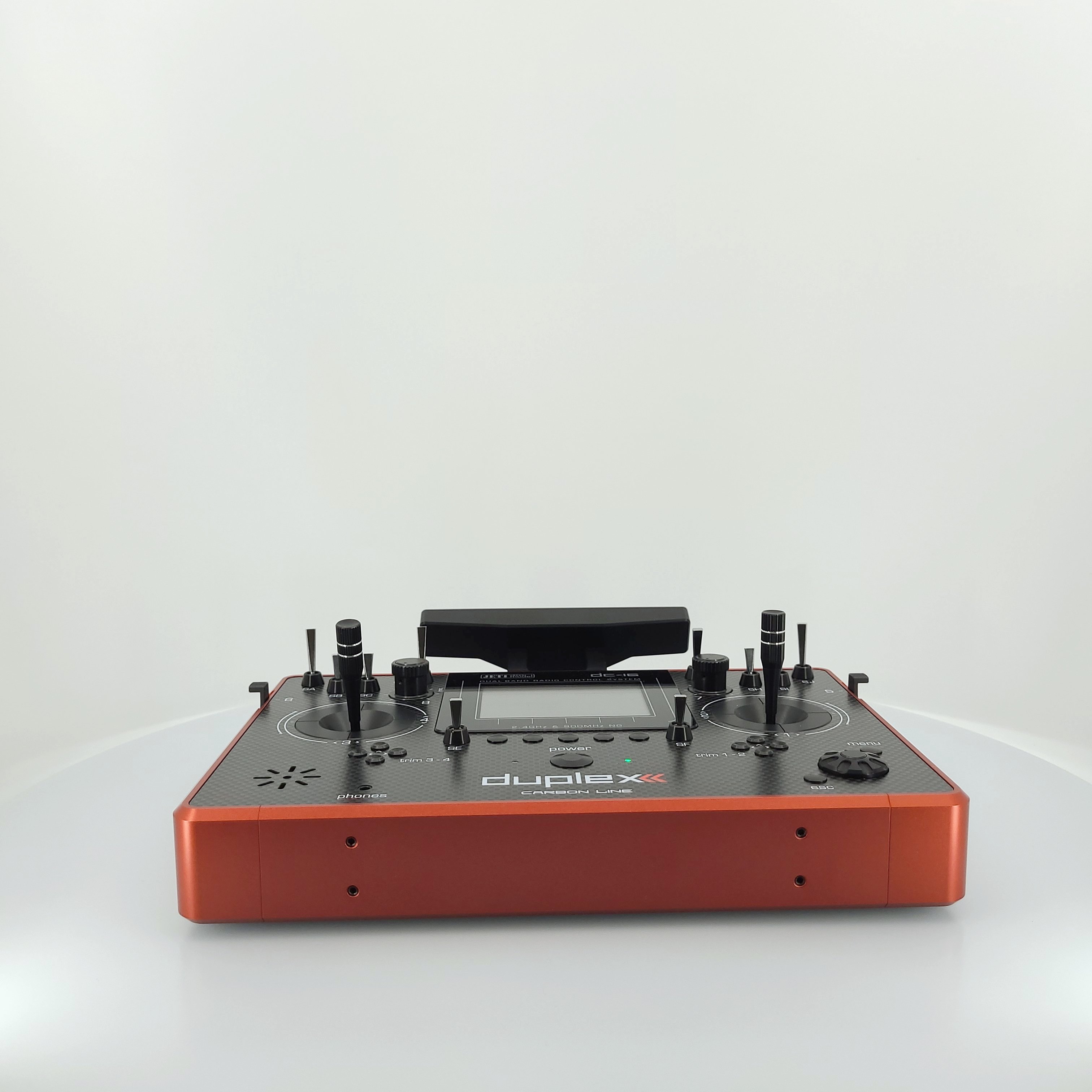 Jeti JDEX-TDC16II-CLRL Transmitter Duplex DC-16 II.- Carbon Line RED Lacquered AS - 21