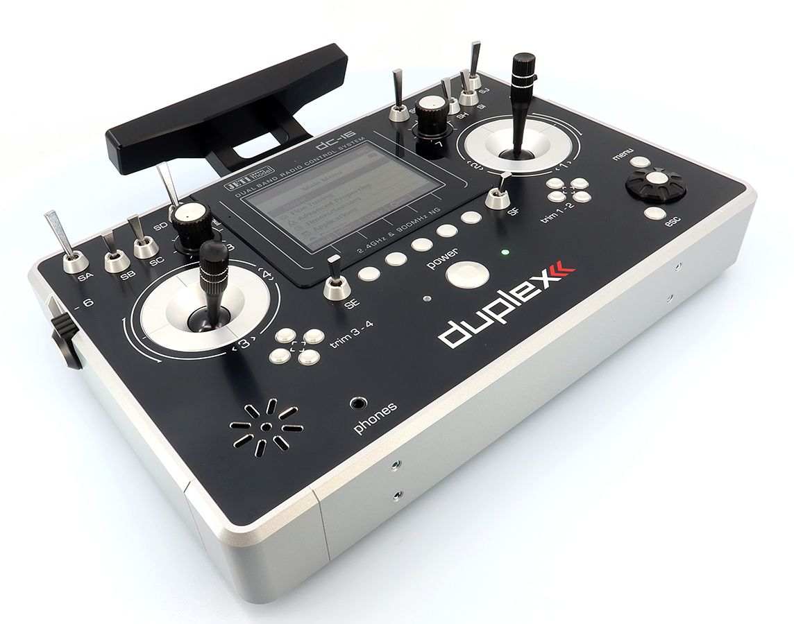 Jeti JDEX-TDC16II-SL Transmitter Duplex DC-16 II.- Silver Lacquered - 9