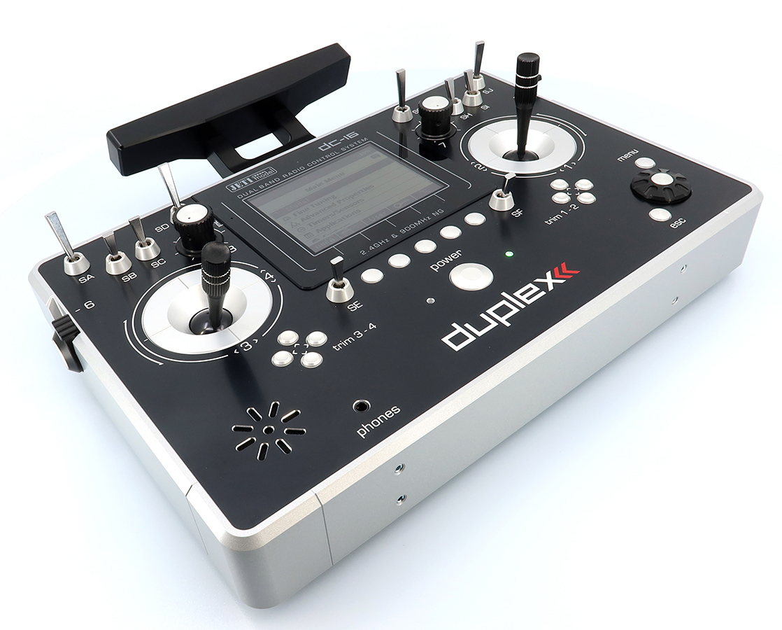 Jeti JDEX-TDC16II-SL Transmitter Duplex DC-16 II.- Silver Lacquered - 10