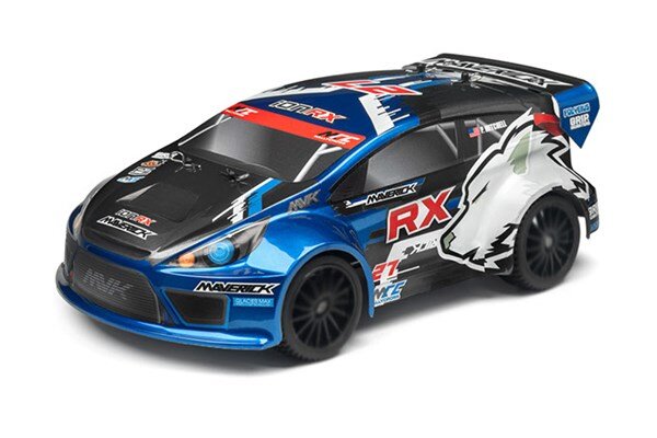 Maverick RC MV28070 RALLY PAINTED BODY BLUE WITH DECALS (ION RX) - 2