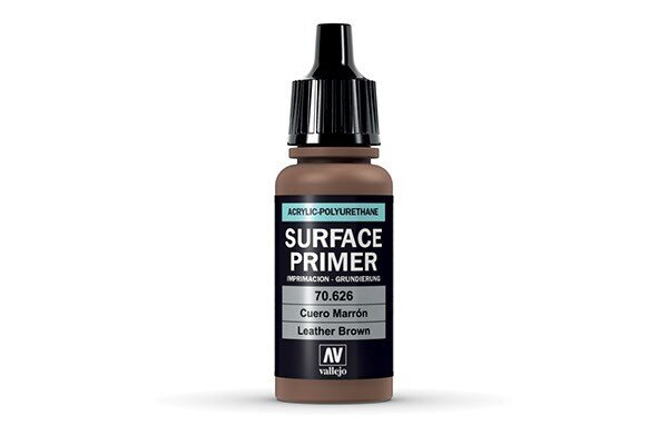 VALLEJO 70626 Leather Brown, Primer-17 ml.