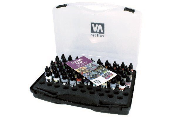 VALLEJO 72872 Game Air 51 colors,8 pr., 5 aux , Plastic Case