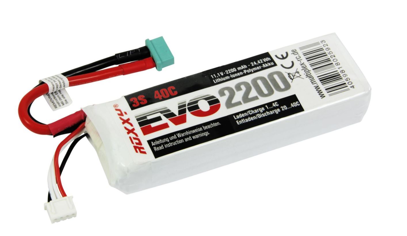 ROXXY EVO LiPo 3-2200M 20C; 24.4 Wh - 2
