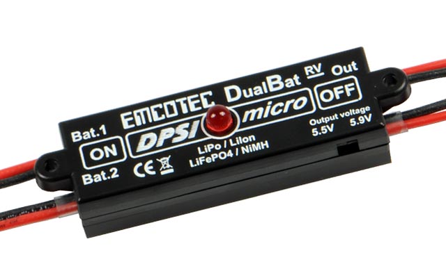 DPSI Micro DualBat 5.9V/7.2V MPX-2xMPX