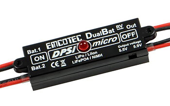 DPSI Micro DualBat 5.9V/7.2V MPX-2xMPX