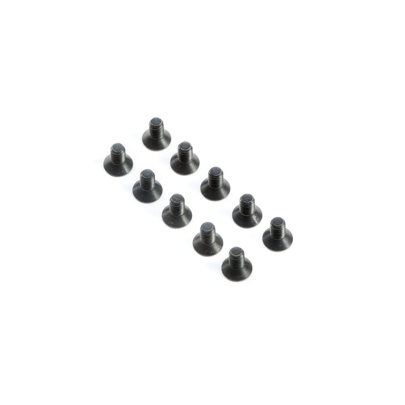 TLR TLR245010 Flat Head Screws, M4x8mm (10)