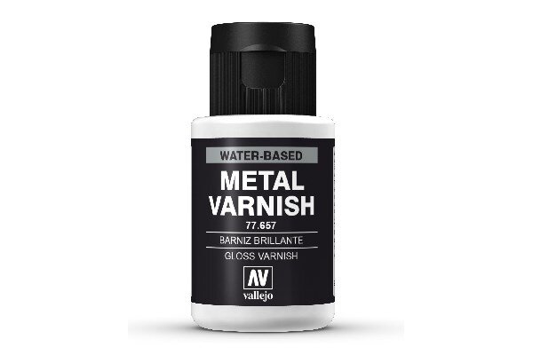 VALLEJO 77657 Gloss Metal Varnish, 32ml.