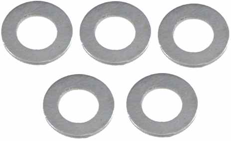 4mm Flat  Washers 5 each