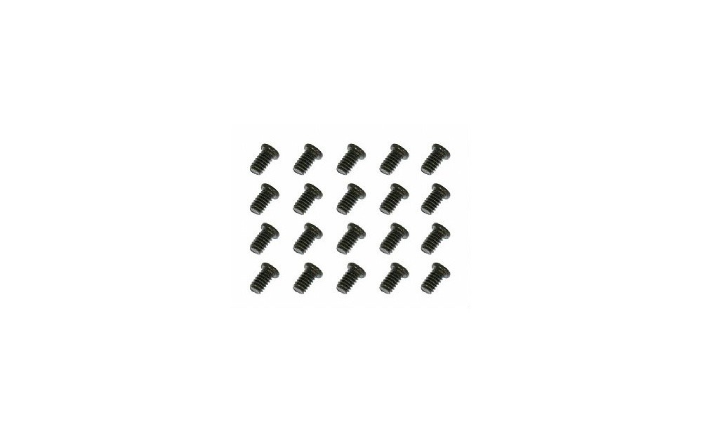 Tiny Head Machine Screw(2×3.2)x20pcs