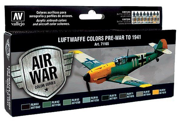VALLEJO 71165 Model Air Luftwaffe Pre-War to 1941, 17 ml.