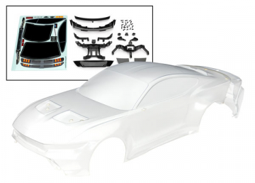 Traxxas 10511 Kaross Ford Mustang Clipless Komplett Omålad