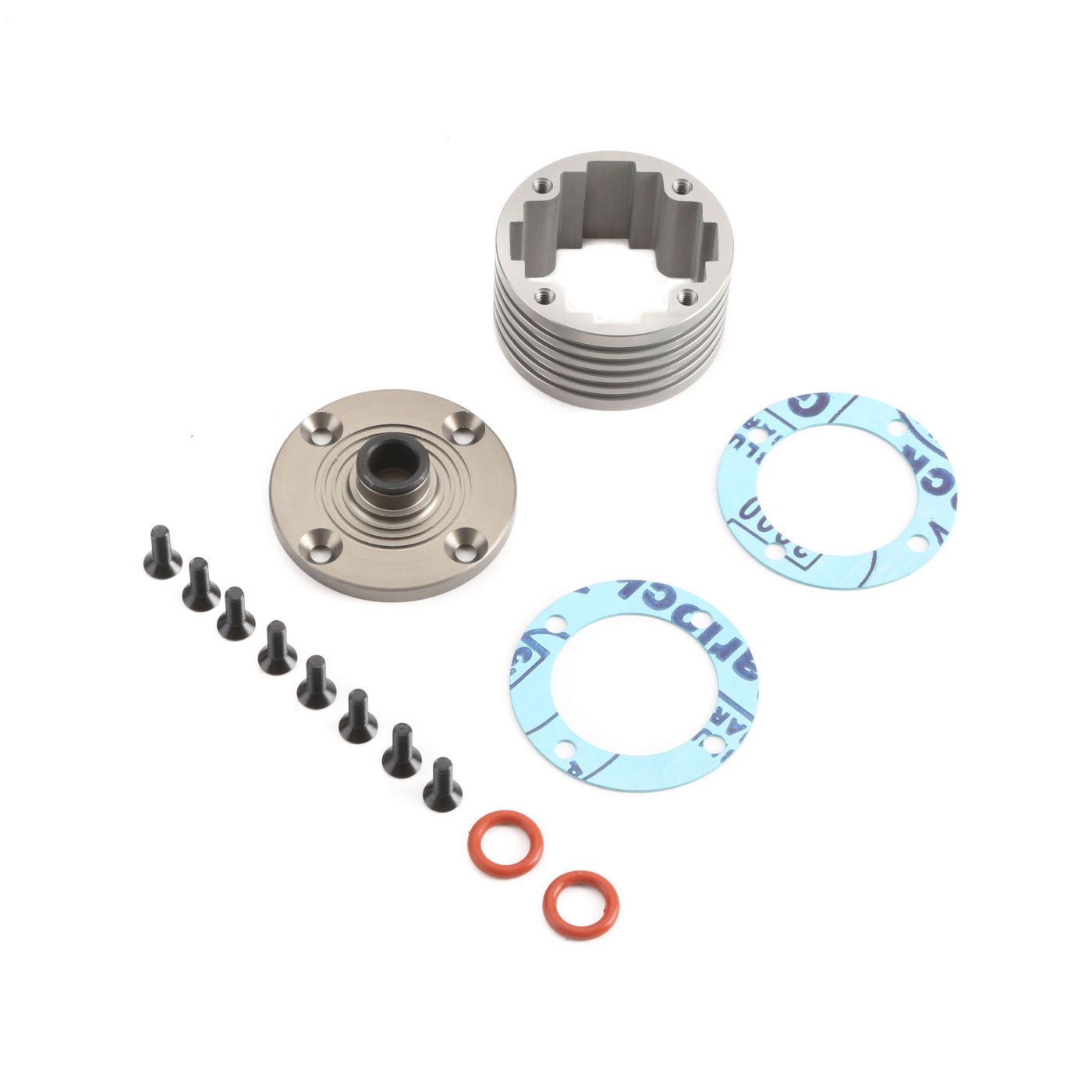 TLR TLR252010 Diff Housing Set, Aluminum (1): 5B, 5T, MINI WRC