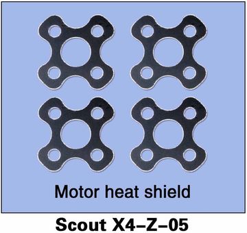 Walkera 226468000 Värmeskydd till motor Scout X4-Z-05#