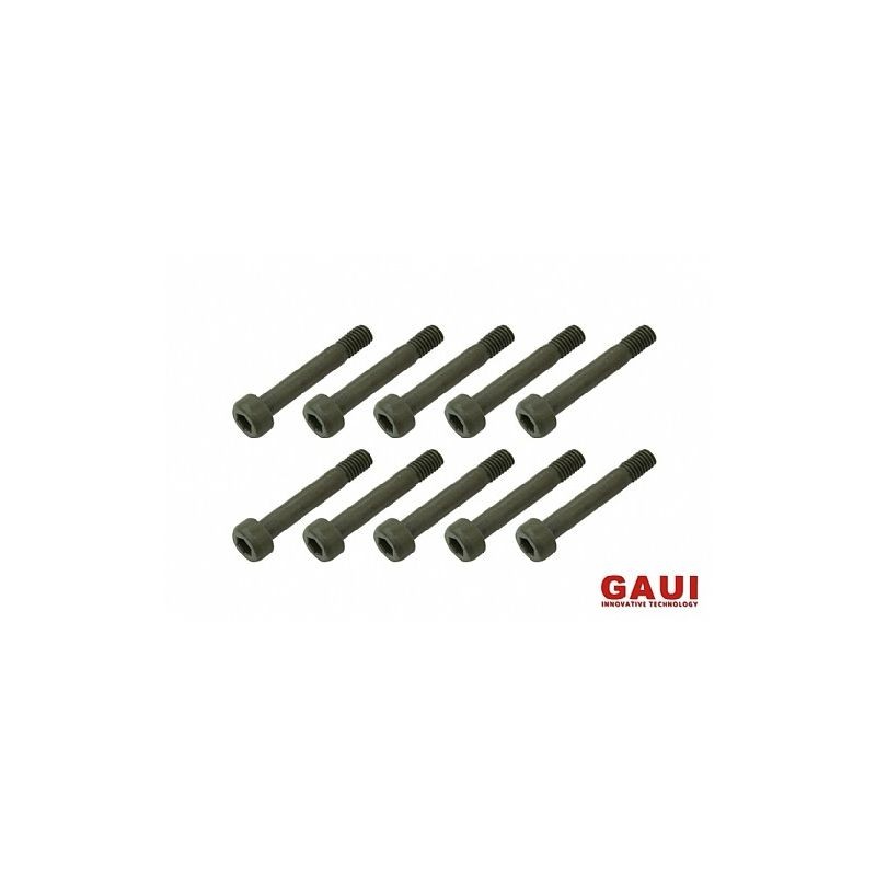 Semi-threaded Socket Head Cap Screw – Black (M3x19)x10pcs
