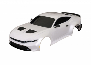 Traxxas 10511-WHT Kaross Ford Mustang Clipless Komplett Vit