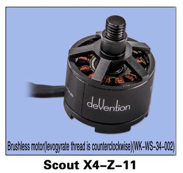 Walkera 226469500 Motor "CCW" WK-WS-34-002 (Scout X4-Z-11)