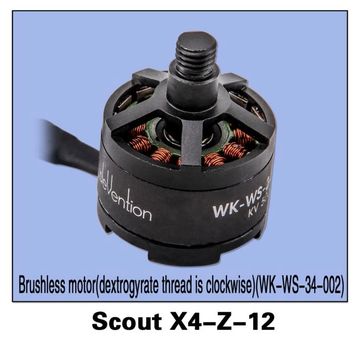 Walkera 226469700 Motor "CW" WK-WS-34-002 (Scout X4-Z-12)