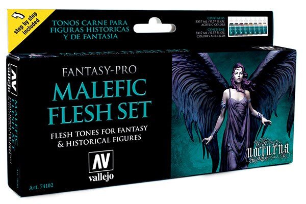 VALLEJO 74102 Malefic Flesh Set