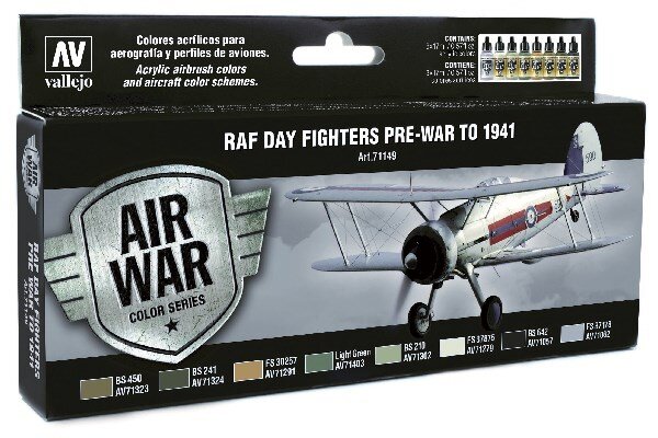 VALLEJO 71149 RAF Day Fighters Pre-War to 194117 ml.