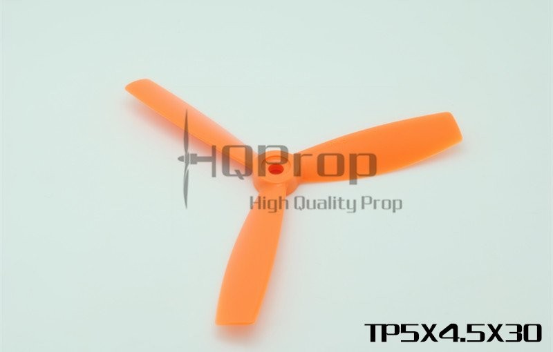 HQ 5X4,5X3 Bullnose Trebladig 2st CCW Glasfiberförstärkt Orange (5X4.5X3O)