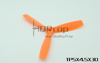 HQ 5X4,5X3 Bullnose Trebladig 2st CCW Glasfiberförstärkt Orange (5X4.5X3O)