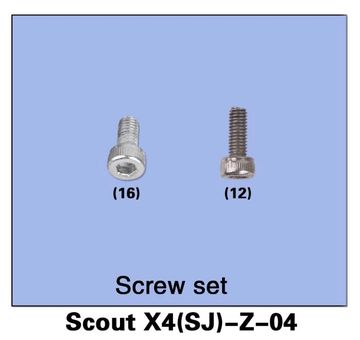 Walkera 226473400 Skruv sats ScoutX4(SJ)-Z-02