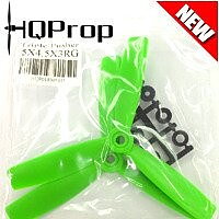 HQ 5X4,5X3 Bullnose Trebladig 2st CW Glasfiberförstärkt Grön (5X4.5X3RG)