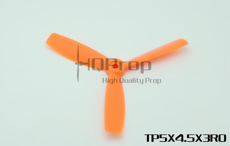 HQ 5X4,5X3 Bullnose Trebladig 2st CW Glasfiberförstärkt Orange (5X4.5X3RO)