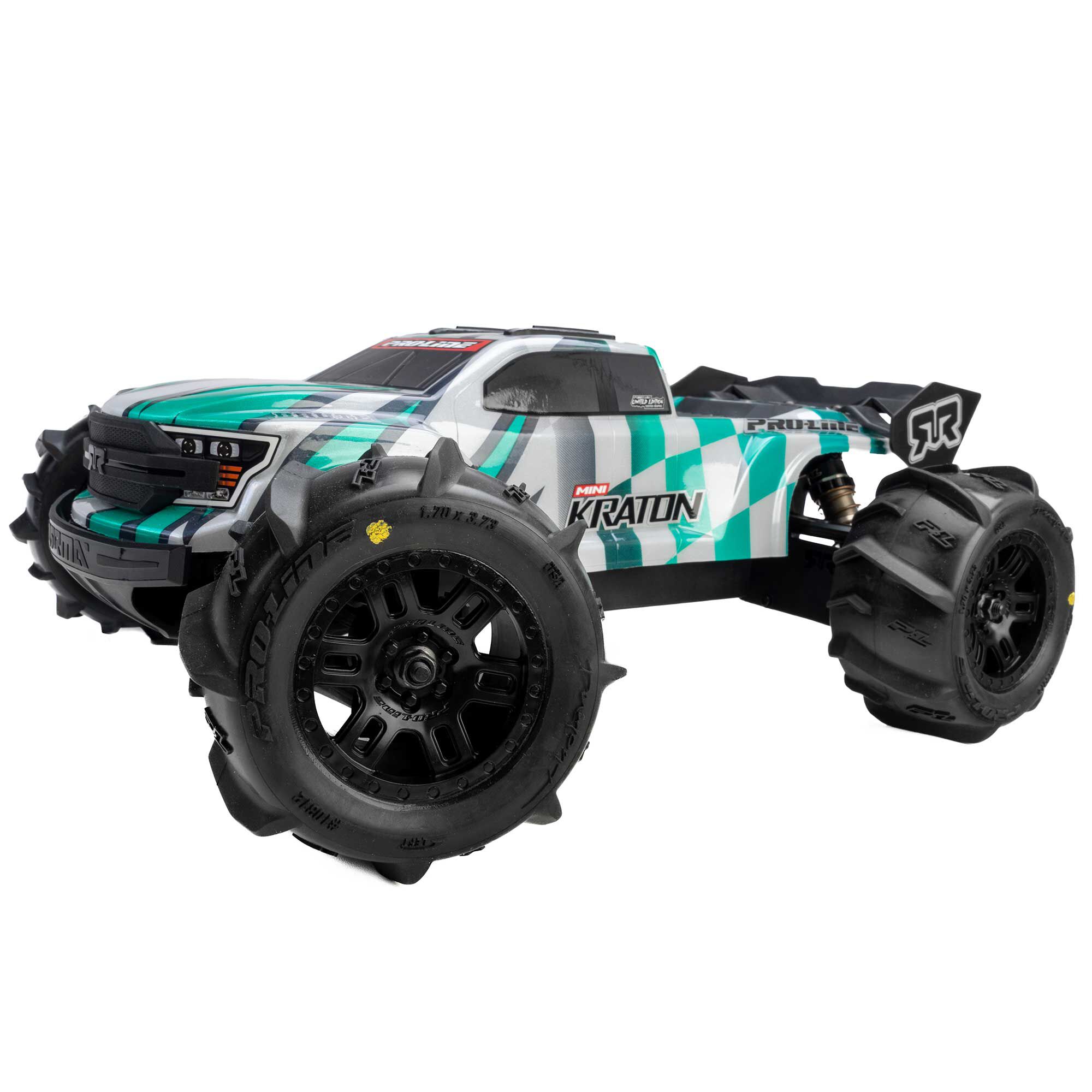Pro-Line PRO1031210 1/16 Dumont F/R MT Tires Black Split Six (2): ARRMA MINI KRATON - 4