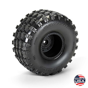 Pro-Line PRO1033910 1/10 Dirt Hawg 2.0 F/R 2.6" MT Tires Mounted ARRMA Stock Wheel Black (2): ARRMA QUAKE &amp; GORGON