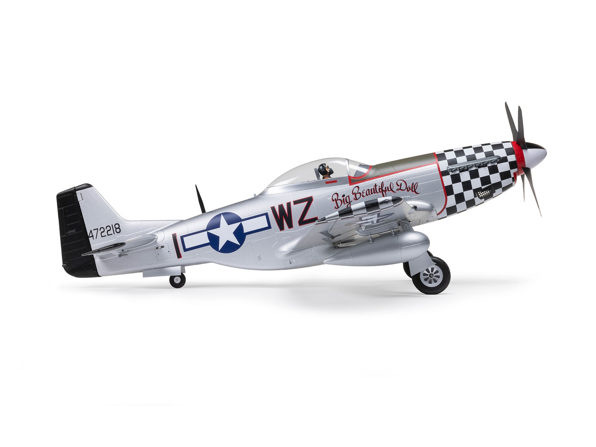 E-Flite EFL-3359 P-51D Mustang "Big Beautiful Doll" 1.5m BNF Basic with AS3X+ and SAFE Select - 10