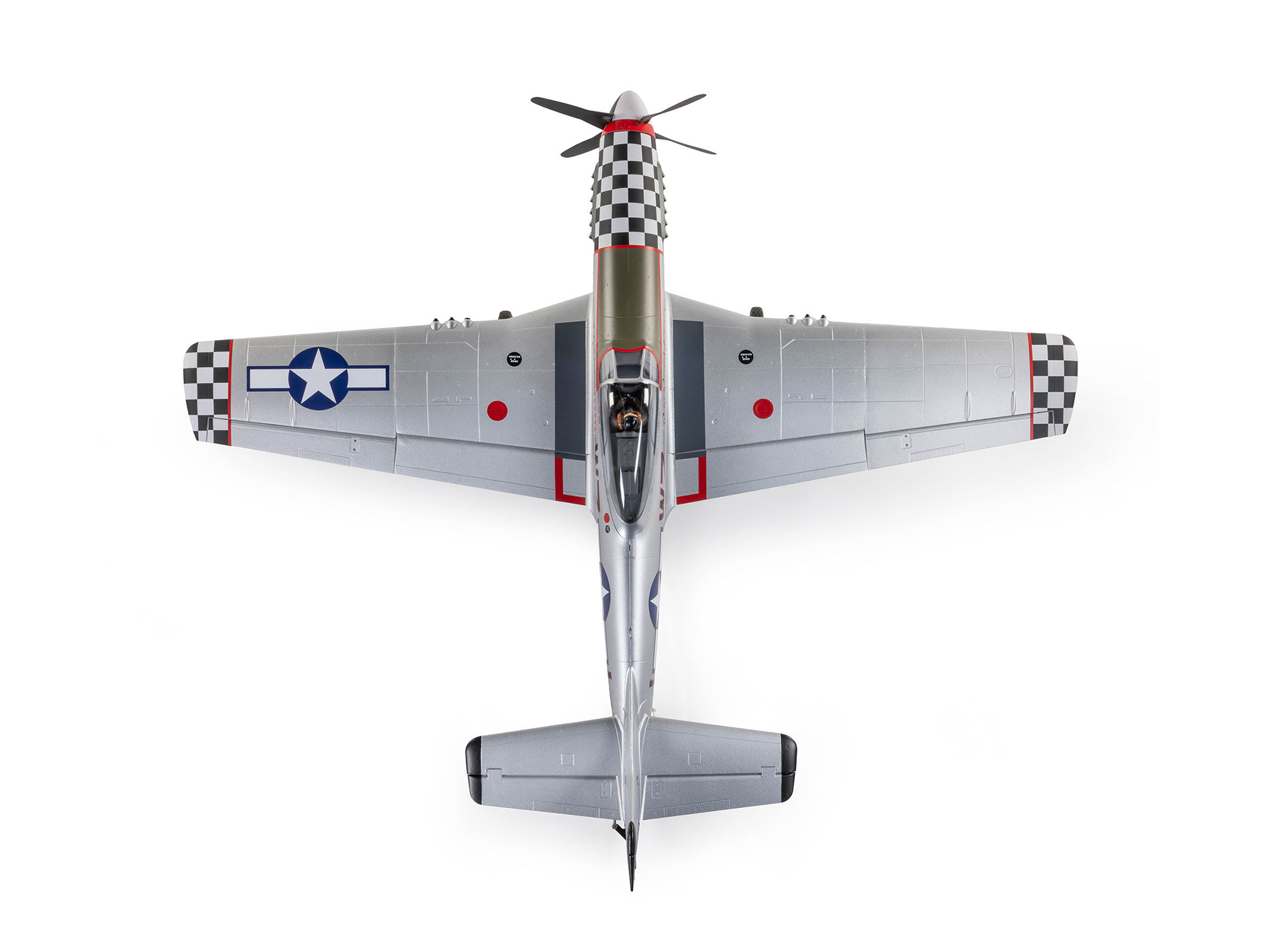 E-Flite EFL-3359 P-51D Mustang "Big Beautiful Doll" 1.5m BNF Basic with AS3X+ and SAFE Select - 12