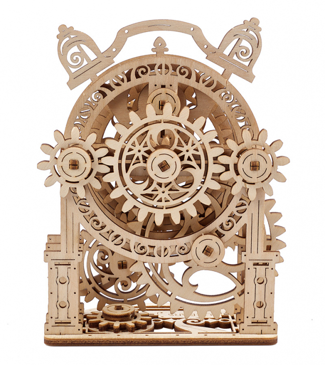 Ugears Vintage Alarm Clock - 2