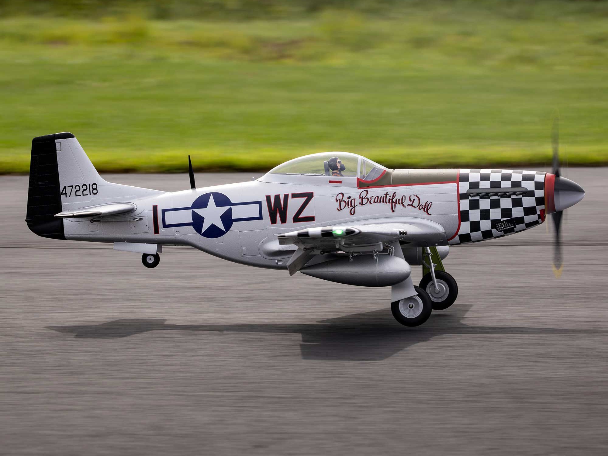 E-Flite EFL-3360 P-51D Mustang "Big Beautiful Doll" 1.5m PNP - 6