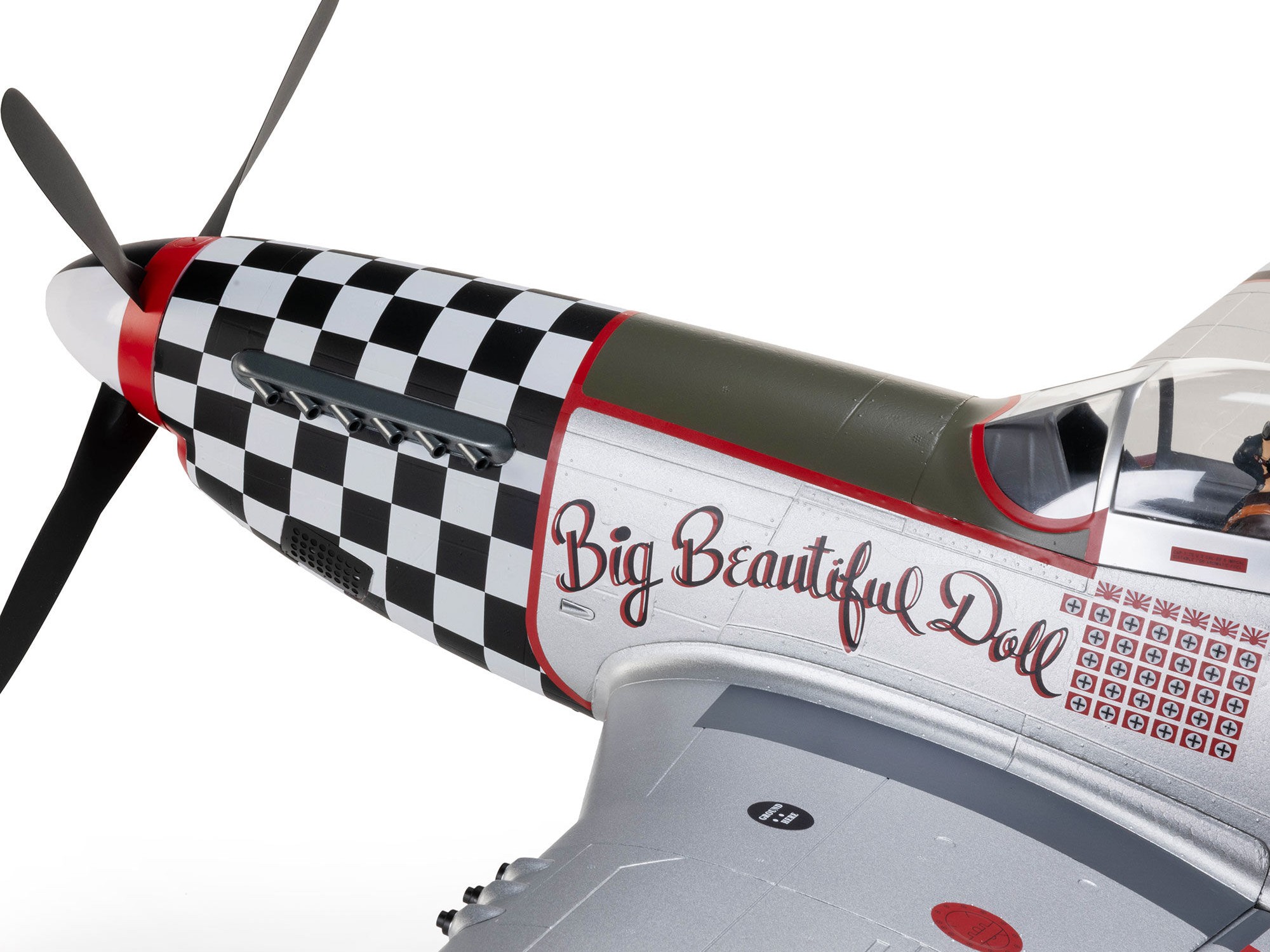 E-Flite EFL-3360 P-51D Mustang "Big Beautiful Doll" 1.5m PNP - 14