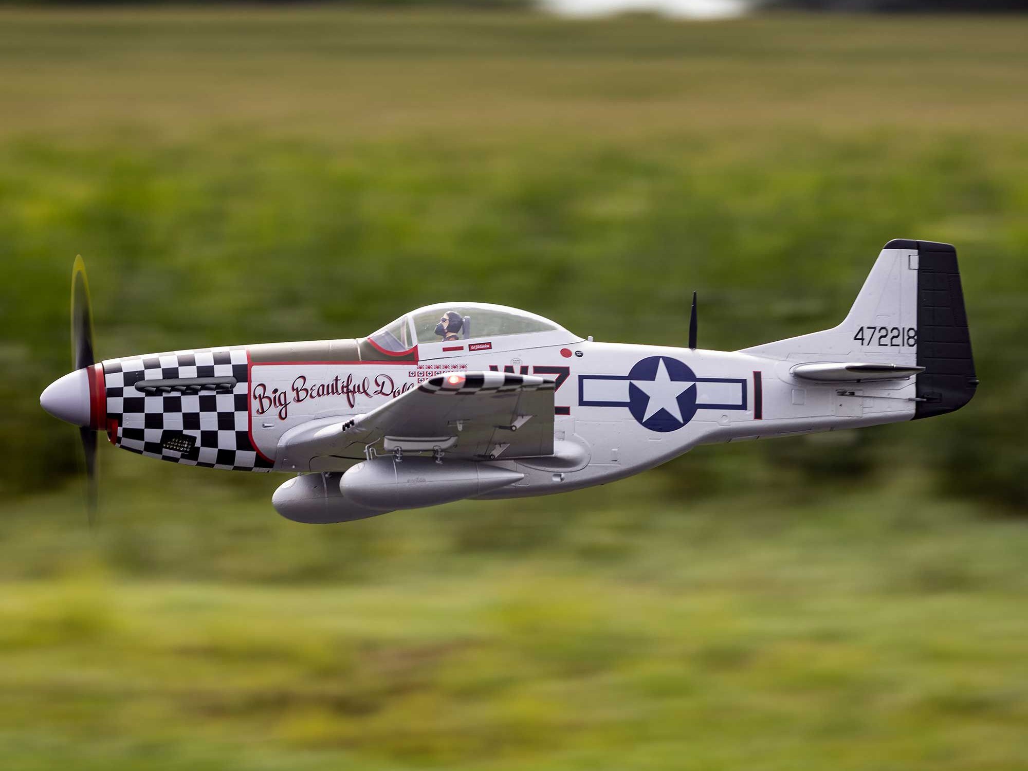 E-Flite EFL-3360 P-51D Mustang "Big Beautiful Doll" 1.5m PNP - 4
