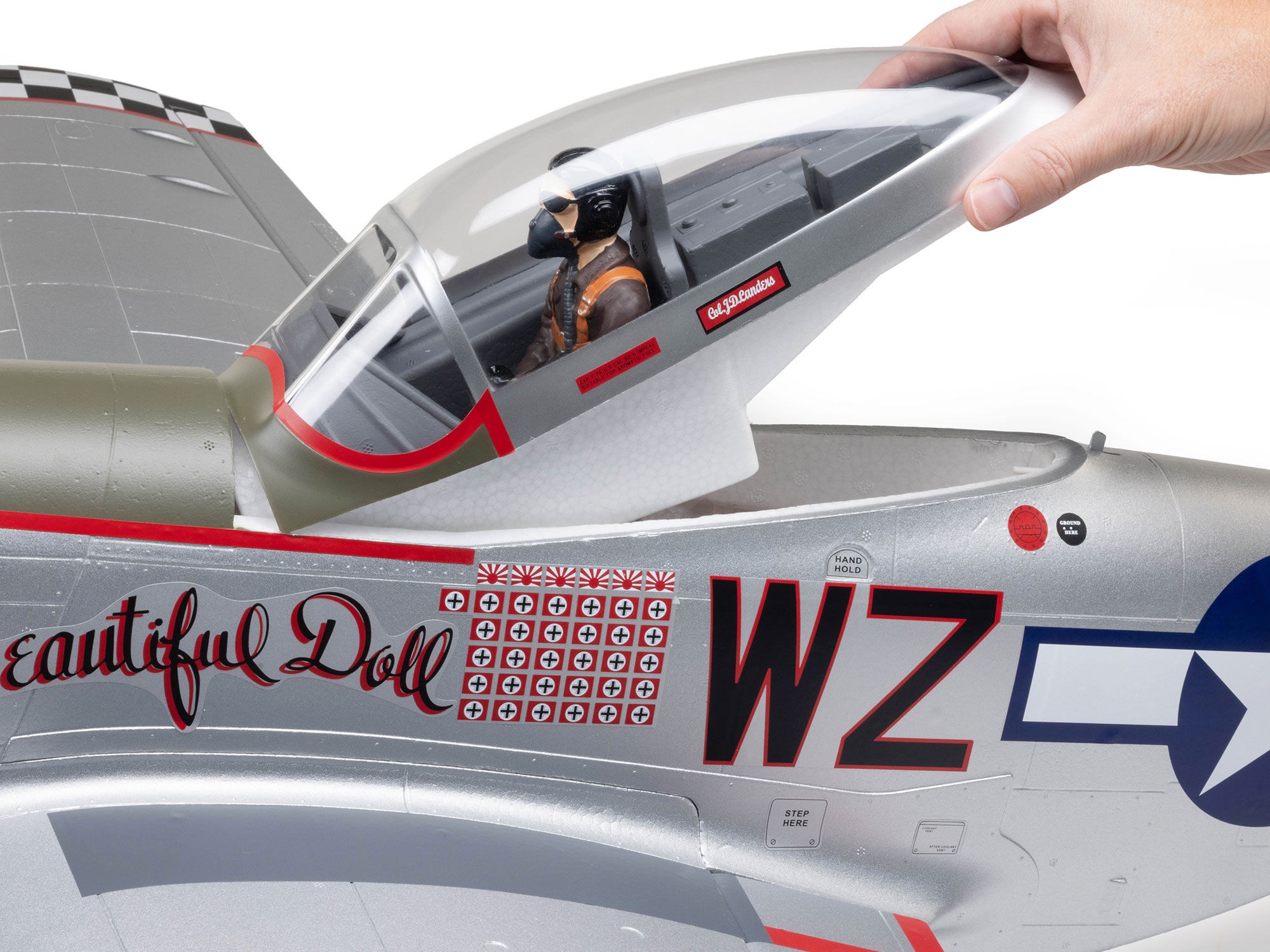E-Flite EFL-3360 P-51D Mustang "Big Beautiful Doll" 1.5m PNP - 21