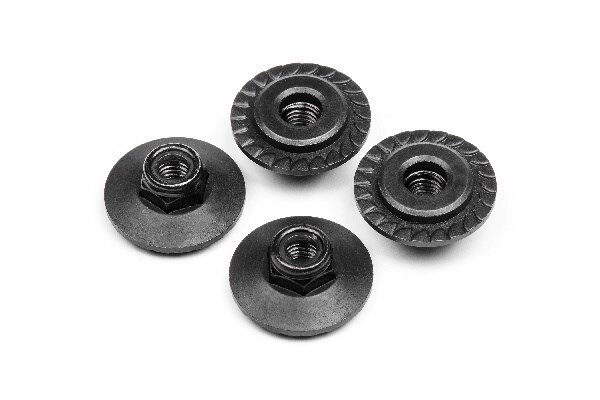 Maverick RC MV29092 FLANGED LOCK NUT M5X8MM (4PCS)