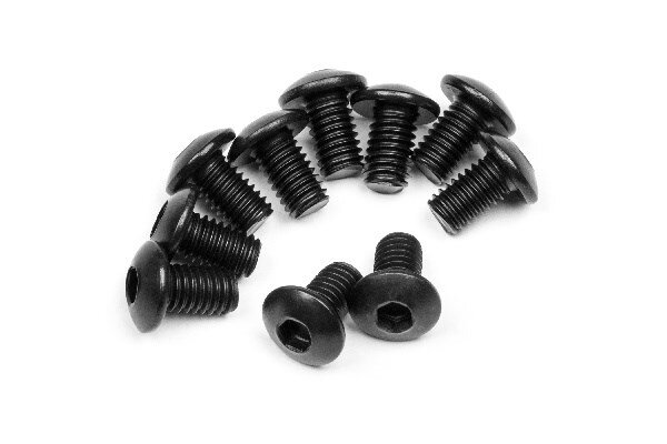 Maverick RC MV29097 BUTTON HEAD SCREW M3X5MM (10PCS) - 2