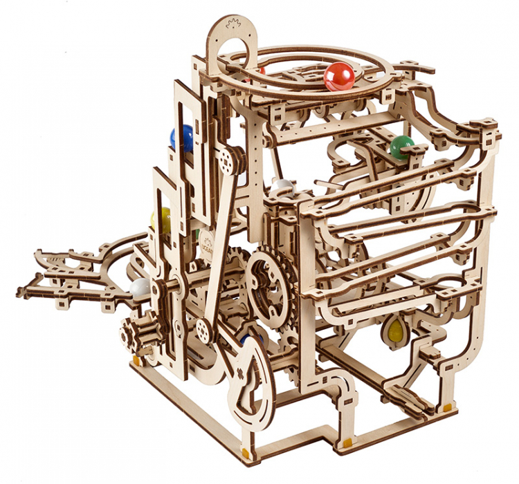 Ugears Marble Run Tiered Hoist (Marble - 3) - 12