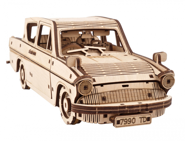 Ugears Flying Ford Anglia Harry Potter - 12