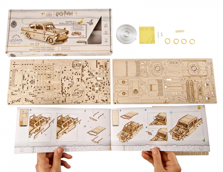 Ugears Flying Ford Anglia Harry Potter - 2