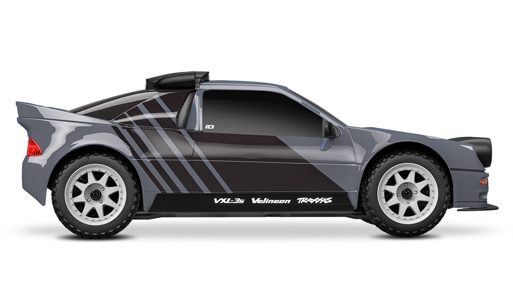 Traxxas Mini Rally Ford RS200 RTR TQi VXL-3s Gray - USB-C Charger / 2s LiPo - 3