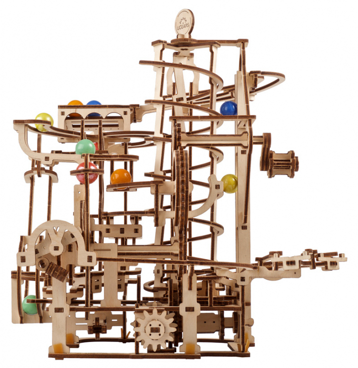 Ugears Marble Run Spiral Hoist (Marble - 4) - 16