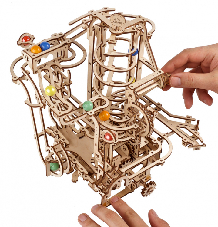 Ugears Marble Run Spiral Hoist (Marble - 4) - 4