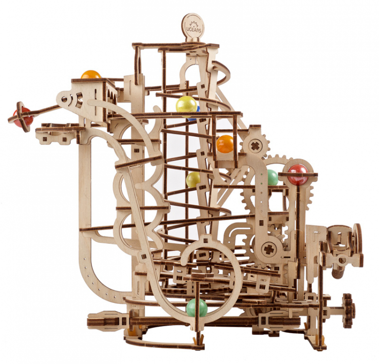 Ugears Marble Run Spiral Hoist (Marble - 4) - 11