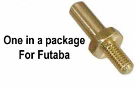 m2.6 Brass Threaded Servo Stud