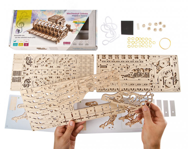 Ugears Mechanical Celesta - 21
