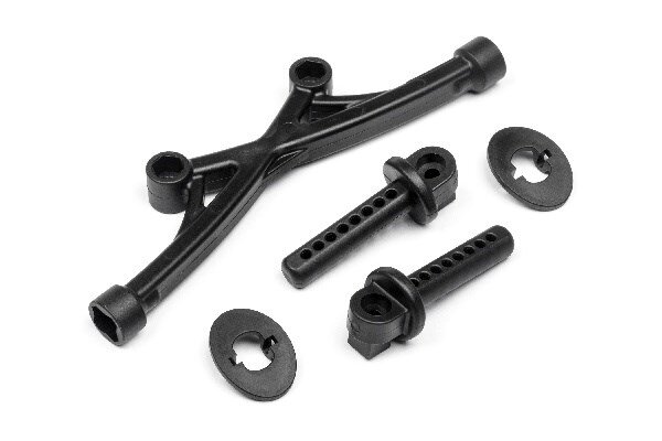 Maverick RC MV29115 TIMBERWOLF BODYMOUNT SET (FR & RR) - 2